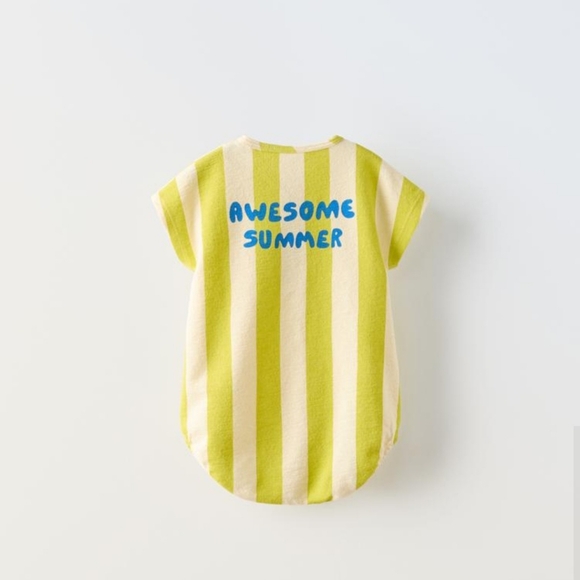 Zara Stripped Romper - Picture 2 of 4